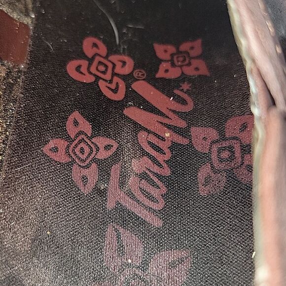 Tara M Ginnie Brown Leather Western O-Ring Ankle Boots - Picture 15 of 15